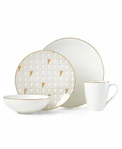 Lenox Trianna 4-Pc. Place Setting With Gold Salad Plate