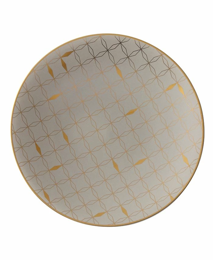 Lenox Trianna Salad Plate With Gold-Tone Accents 6 Lenox Trianna Salad Plate With Gold-Tone Accents - Image 4