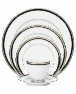 Noritake Dinnerware, Austin Platinum 5 Piece Place Setting