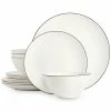 Hotel Collection Black Line 12-Pc. Dinnerware Set, Service For 4, Created For Macy's -Noritake Shop 13839753 fpx