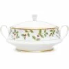 Noritake Holly & Berry Gold Covered Vegetable Bowl -Noritake Shop 16804862 fpx
