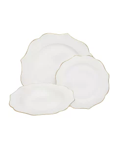 Godinger Arendale Bone 12 Piece Dinnerware Set, Service For 4