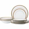 Noritake Charlotta Gold 12 Pc Dinnerware Set -Noritake Shop 18719703 fpx