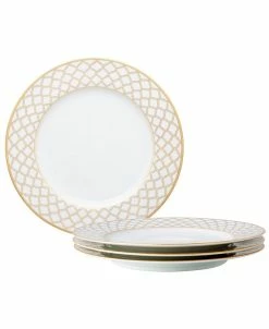 Noritake Eternal Palace Gold Set Of 4 Dinner Plates, 10-1/2