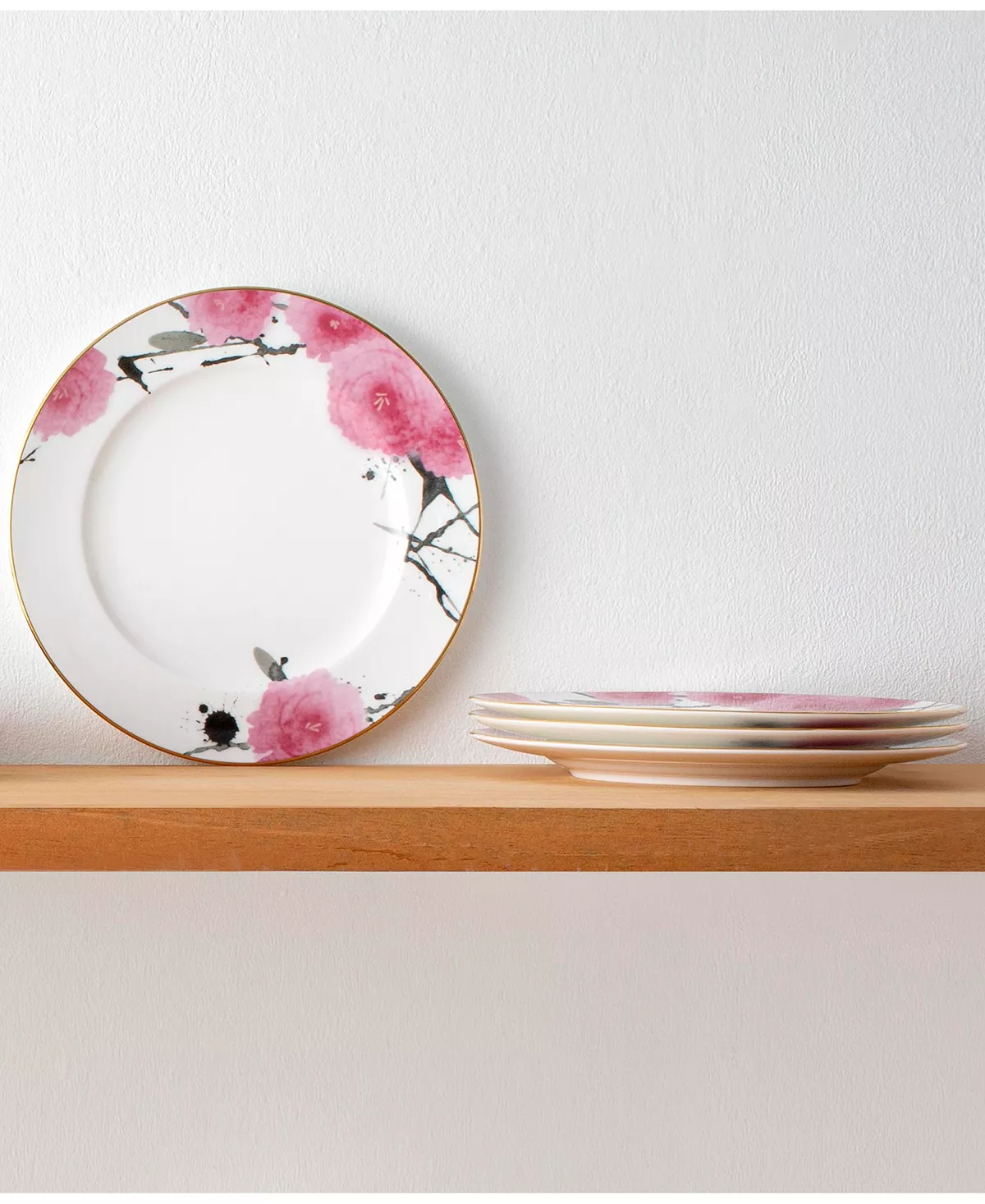 Noritake Yae Set Of 4 Salad Plates, 8-1/2 4 Noritake Yae Set Of 4 Salad Plates, 8-1/2 - Image 2