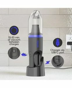 Tzumi Ionvac HandVac, Cordless Handheld Vacuum With USB-Charging And Multiple Attachments -Noritake Shop 19038267 fpx