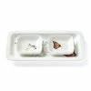 Lenox Butterfly Meadow 3 Piece Sushi Plate Bowls Set -Noritake Shop 19279234 fpx