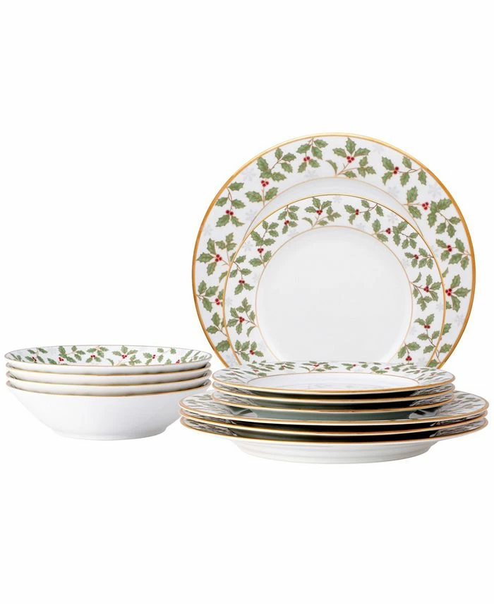 Noritake Holly Berry 12 Piece Set 3 Noritake Holly Berry 12 Piece Set