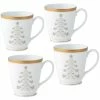 Noritake Charlotta Holiday Tree Mugs, Set Of 4 -Noritake Shop 20277798 fpx