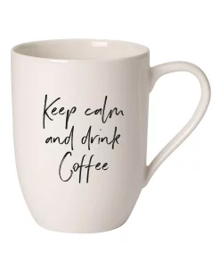 Villeroy & Boch Statement Keep Calm And Drink Coffee Mug