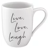Villeroy & Boch Statement Live Laugh Love Mug