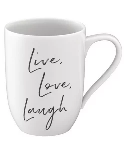 Villeroy & Boch Statement Live Laugh Love Mug