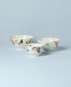 Lenox Butterfly Meadow 3-Piece Bowl Set -Noritake Shop 21048614 fpx