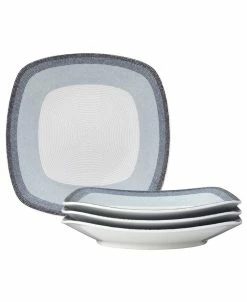 Noritake Colorscapes Layers Square Salad Plate Set/4, 8.25