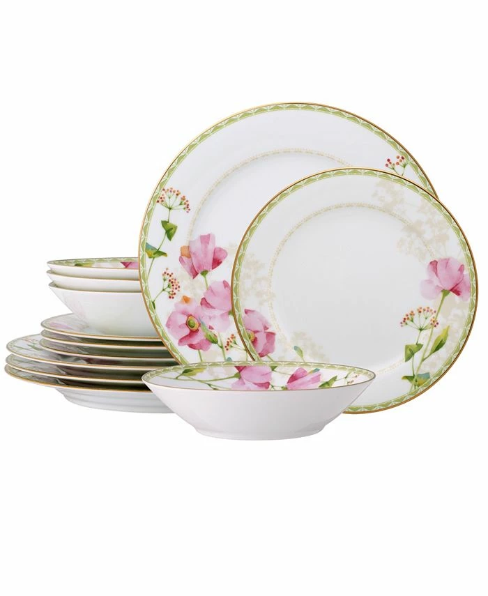 Noritake Poppy Place Set, 12 Piece 3 Noritake Poppy Place Set, 12 Piece