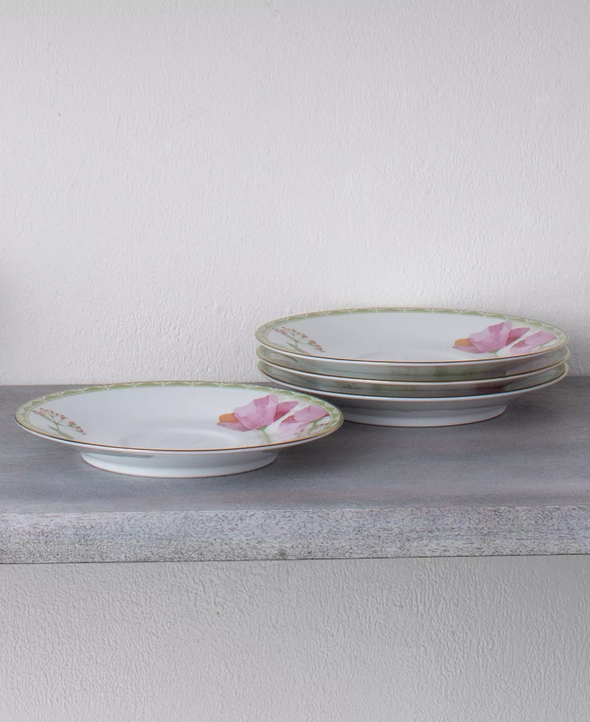 Noritake Poppy Place 6 Saucers, Set Of 4 4 Noritake Poppy Place 6 Saucers, Set Of 4 - Image 2