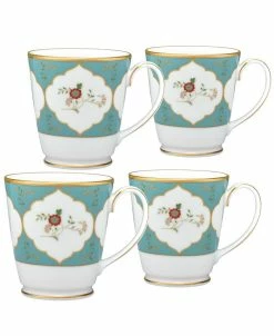 Noritake Lodi's Morning 12.5 Oz Mugs, Set Of 4