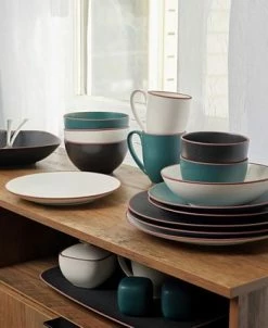 Namb&eacute; Taos Place Setting Jade, Dinner Plate, Accent Plate, Soup Or Cereal Bowl, Mug Set, 4 Piece -Noritake Shop 22204343 fpx