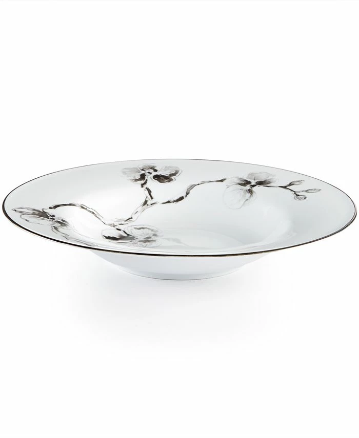 Michael Aram Dinnerware, Black Orchid Rim Soup Bowl 3 Michael Aram Dinnerware, Black Orchid Rim Soup Bowl