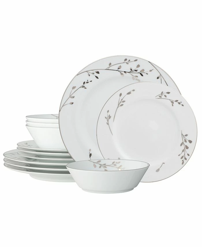 Noritake Birchwood 12 Piece Set, Service For 4 3 Noritake Birchwood 12 Piece Set, Service For 4