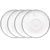 Noritake Platinum Wave Set Of 4 Saucers, Service For 4 -Noritake Shop 22712396 fpx