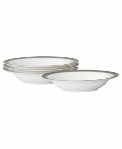 Noritake Odessa Platinum Set Of 4 Fruit Bowls, Service For 4
