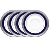 Noritake Crestwood Cobalt Platinum Set Of 4 Saucers, Service For 4 -Noritake Shop 22712493 fpx