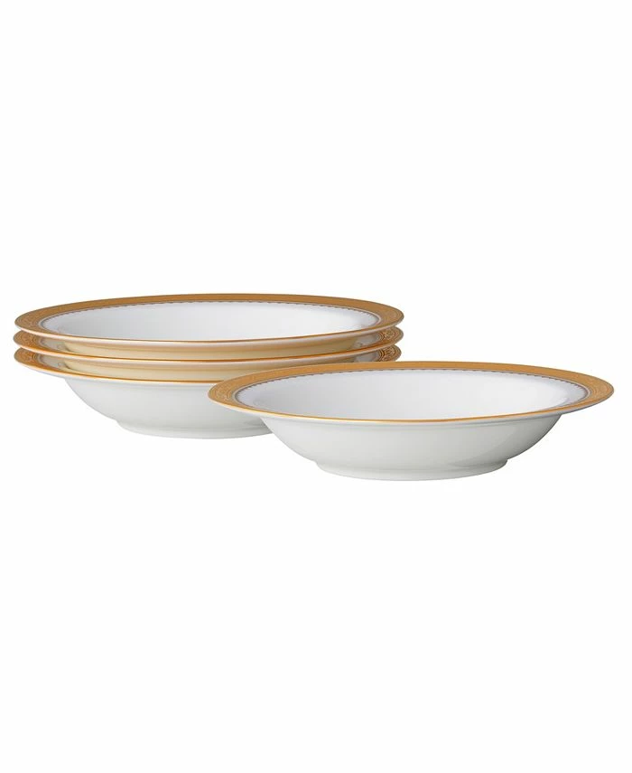 Noritake Odessa Gold Set Of 4 Fruit Bowls, Service For 4 3 Noritake Odessa Gold Set Of 4 Fruit Bowls, Service For 4