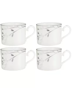 Noritake Birchwood Set Of 4 Cups, Service For 4