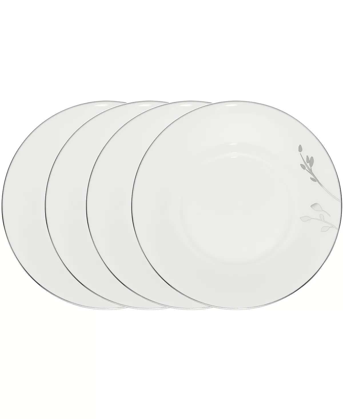Noritake Birchwood Set Of 4 Saucers, Service For 4 3 Noritake Birchwood Set Of 4 Saucers, Service For 4