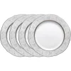 Noritake Regina Platinum Set Of 4 Scalloped Accent Plates, Service For 4 -Noritake Shop 22713190 fpx