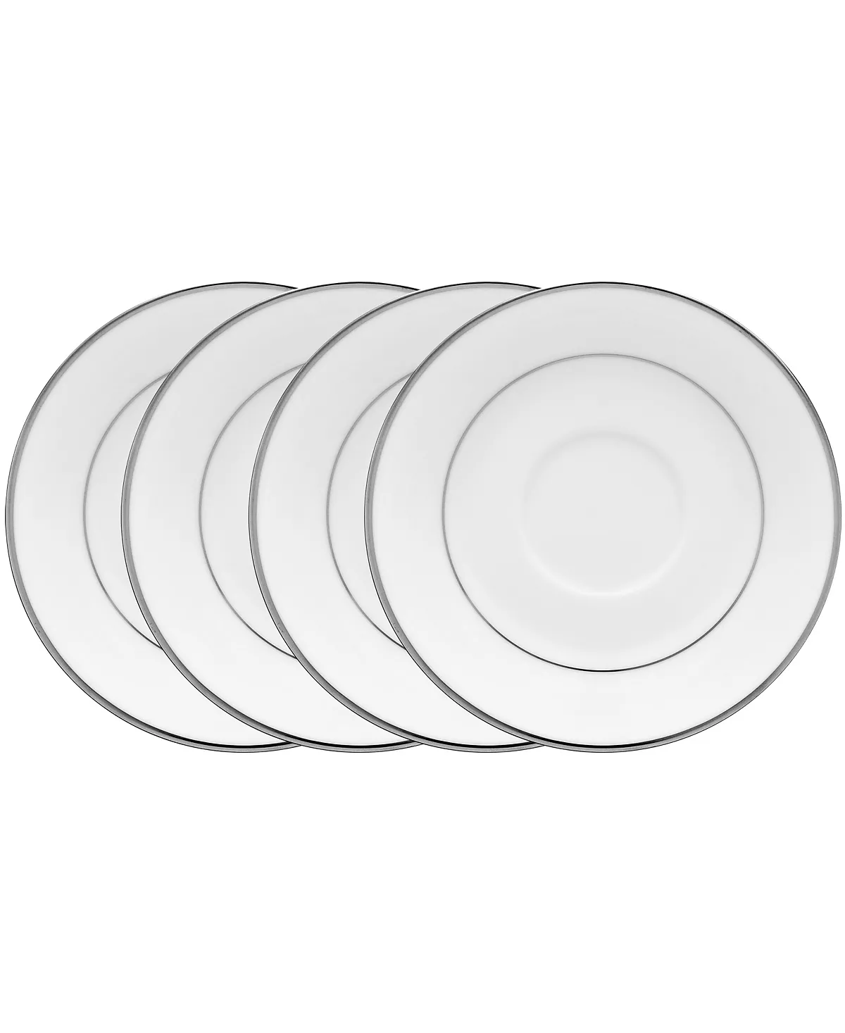 Noritake Spectrum Set Of 4 Saucers, Service For 4 3 Noritake Spectrum Set Of 4 Saucers, Service For 4