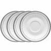 Noritake Rochester Platinum Set Of 4 Saucers, Service For 4 -Noritake Shop 22713310 fpx