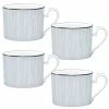 Noritake Glacier Platinum Set Of 4 Cups, Service For 4 -Noritake Shop 22713345 fpx