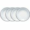 Noritake Glacier Platinum Set Of 4 Saucers, Service For 4 -Noritake Shop 22713346 fpx