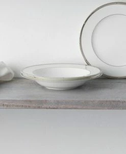Noritake Rochelle Platinum Set Of 4 Soup Bowls, Service For 4 -Noritake Shop 22737017 fpx