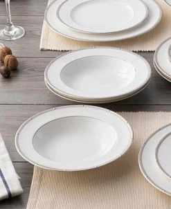 Noritake Rochelle Platinum Set Of 4 Soup Bowls, Service For 4 -Noritake Shop 22737018 fpx