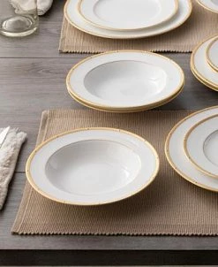Noritake Rochelle Gold Set Of 4 Soup Bowls, Service For 4 -Noritake Shop 22737029 fpx