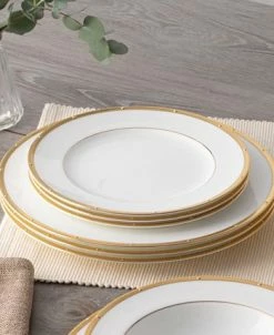 Noritake Rochelle Gold Set Of 4 Salad Plates, Service For 4 -Noritake Shop 22737042 fpx