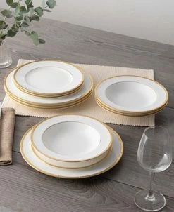 Noritake Rochelle Gold Set Of 4 Salad Plates, Service For 4 -Noritake Shop 22737043 fpx