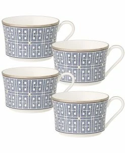 Noritake Infinity Blue Set Of 4 Cups, 7-1/2 Oz.