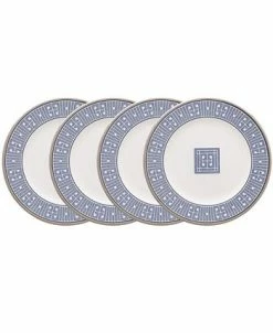 Noritake Infinity Blue Set Of 4 Bread Butter/Appetizer Plates, 6-1/2 -Noritake Shop 22934373 fpx