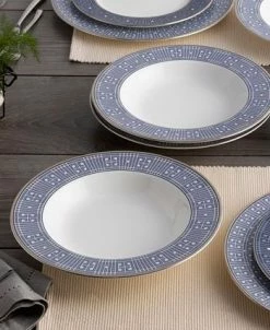 Noritake Infinity Blue Set Of 4 Soup Bowls, 8 1/2 12 Oz. -Noritake Shop 22934403 fpx
