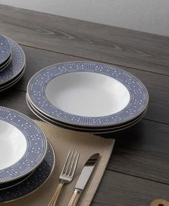 Noritake Infinity Blue Set Of 4 Soup Bowls, 8 1/2 12 Oz. -Noritake Shop 22934404 fpx