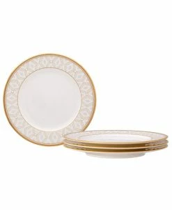 Noritake Ble Pearl Set Of 4 Bread Butter/Appetizer Plates, 6-1/2