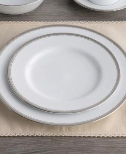 Noritake Whiteridge Platinum Set Of 4 Salad Plates, 8-1/4 -Noritake Shop 22934539 fpx