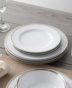 Noritake Whiteridge Platinum Set Of 4 Dinner Plates, 10-1/2 -Noritake Shop 22934562 fpx