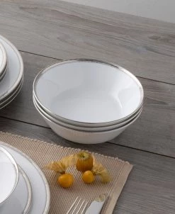 Noritake Whiteridge Platinum Set Of 4 Soup Bowls, 7, 20 Oz. 14 Noritake Whiteridge Platinum Set Of 4 Soup Bowls, 7, 20 Oz. -Noritake Shop 22934582 fpx