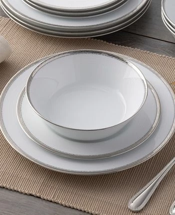 Noritake Whiteridge Platinum Set Of 4 Soup Bowls, 7, 20 Oz. 7 Noritake Whiteridge Platinum Set Of 4 Soup Bowls, 7, 20 Oz. - Image 5