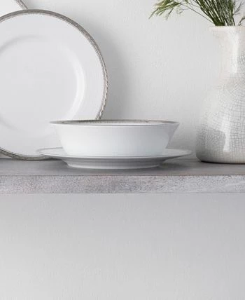 Noritake Whiteridge Platinum Set Of 4 Soup Bowls, 7, 20 Oz. 10 Noritake Whiteridge Platinum Set Of 4 Soup Bowls, 7, 20 Oz. - Image 8
